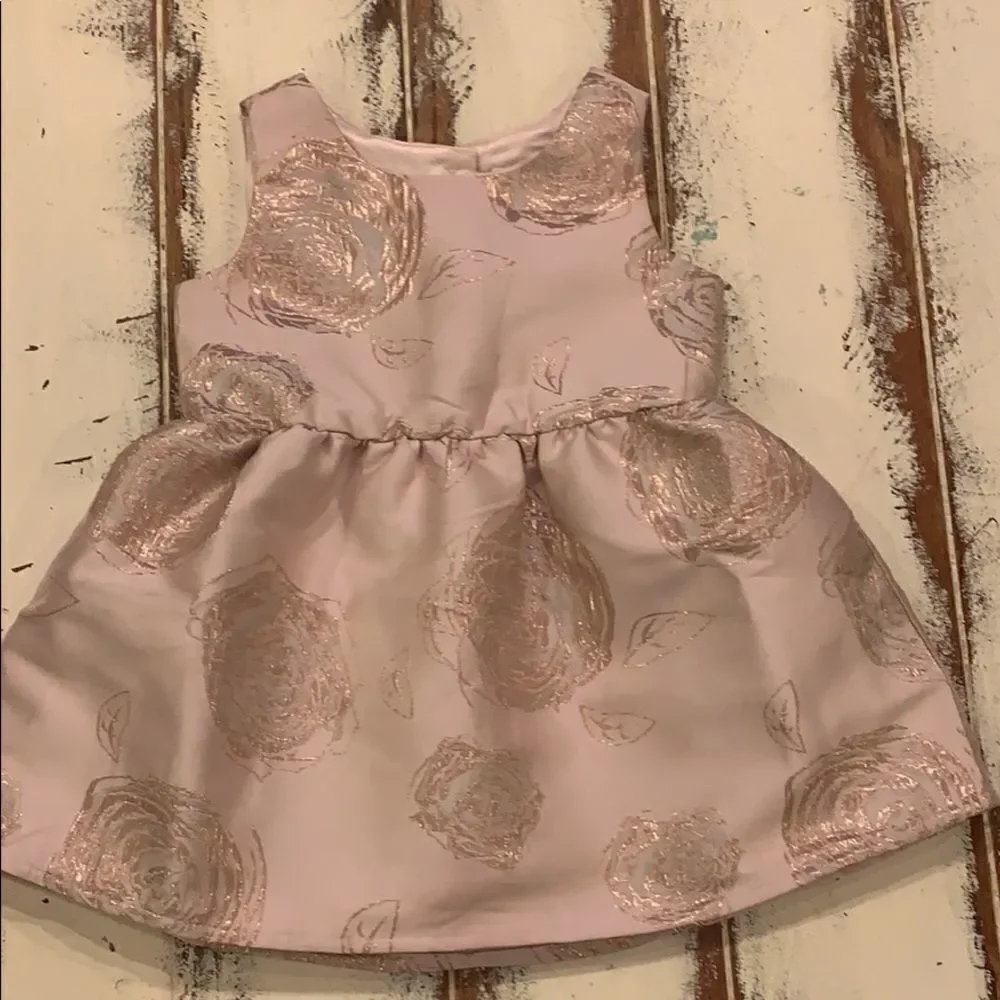 The children’s place rose gold formal dress